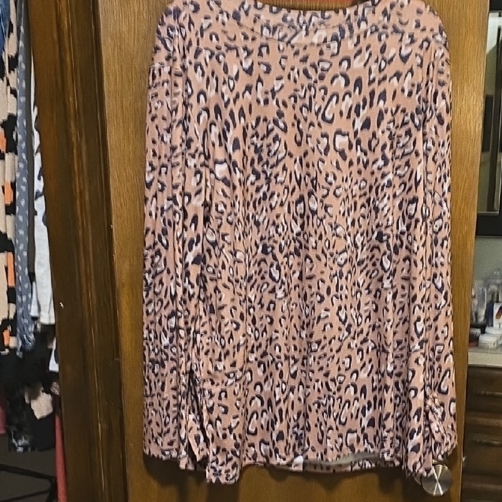 Leopard Print Women's Top